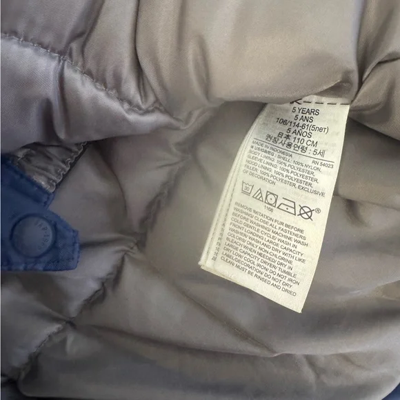 Gap Cold Control Ultra Max Prima Parka Coat-Size 5T - Picture 6 of 8